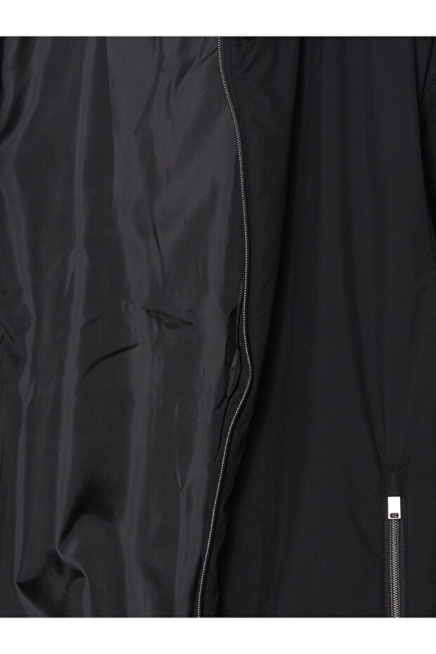 Standart Kalıp Kapüşonlu Erkek Mont - 2