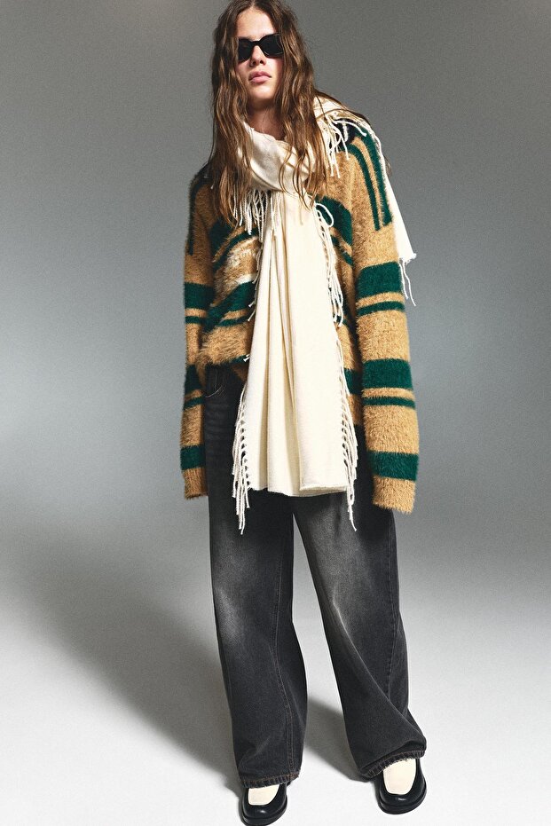 Püsküllü atkı - 1