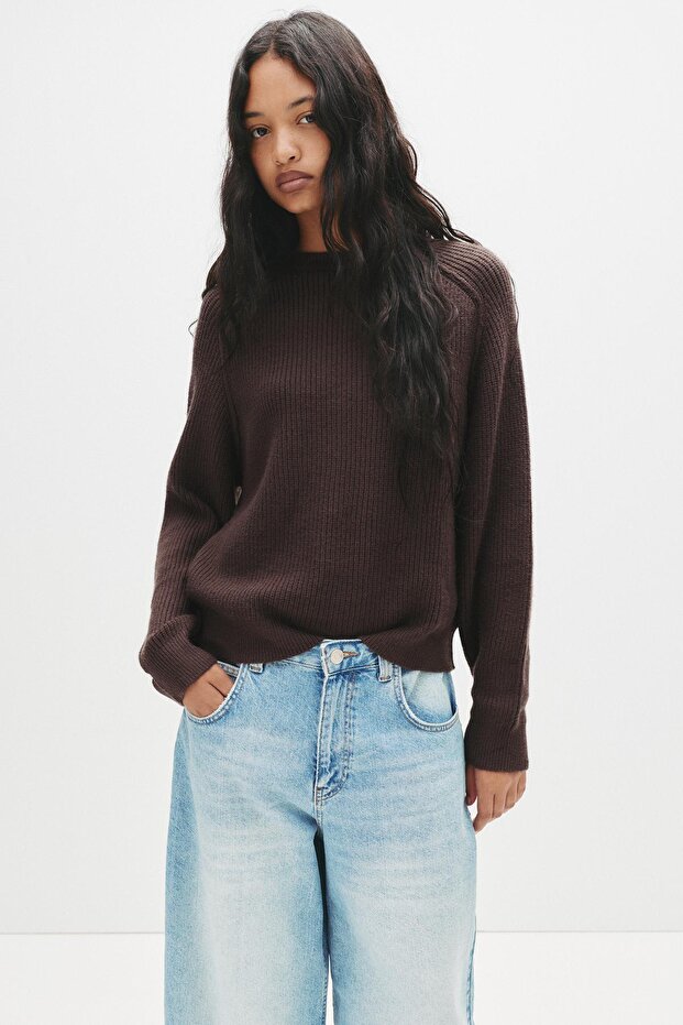 Fitilli örgü kazak - 2