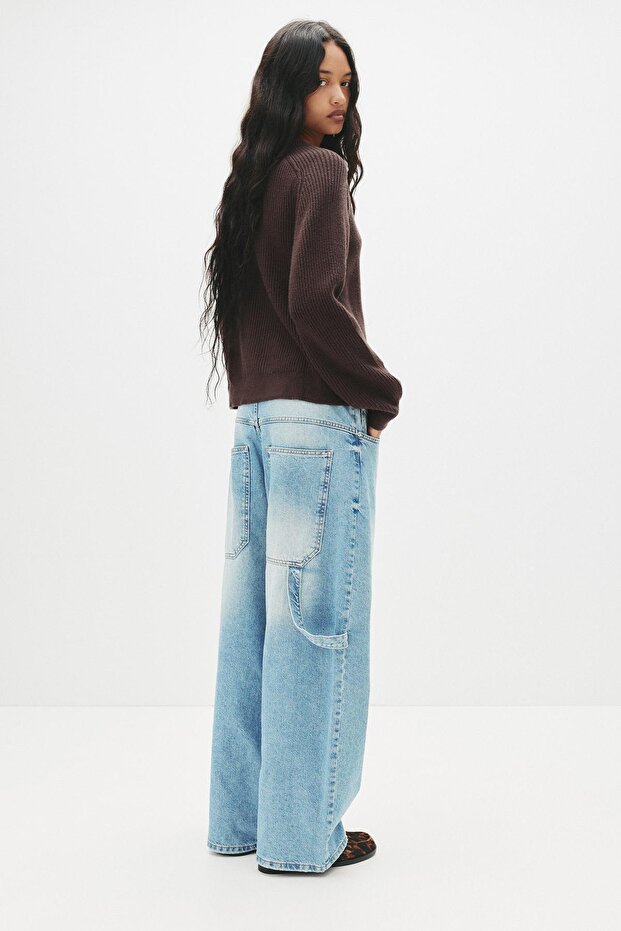 Fitilli örgü kazak - 3