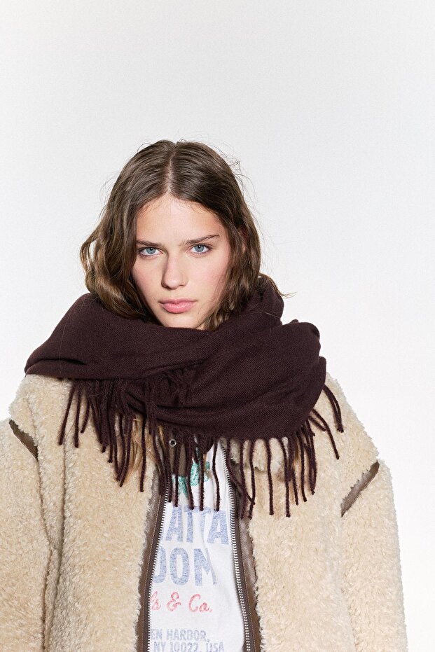 Püsküllü atkı - 1