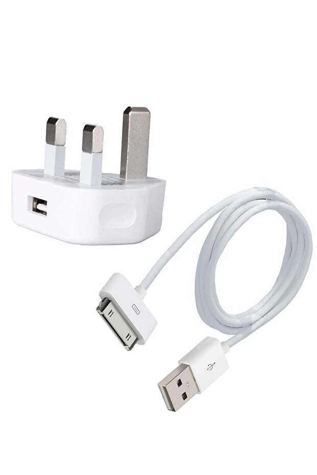 Wall Charger Plug and Cable Compatible with iPhone 4/4S/3G/3GS,iPad 2/3,iPod touch/Nano/Clas