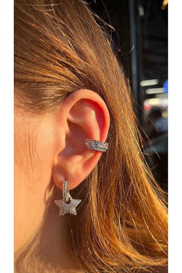 Silver Su Yolu Earcuff - 1