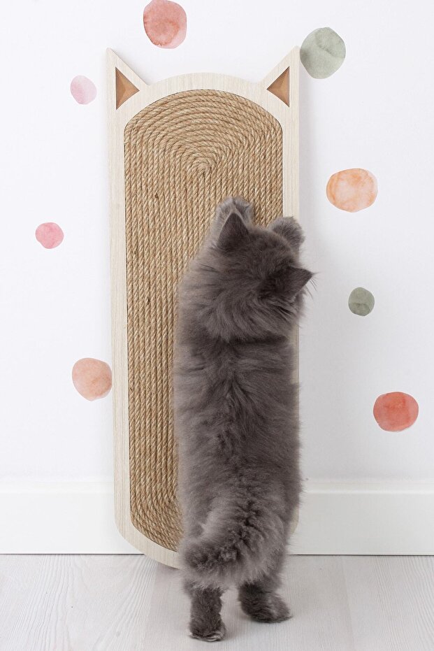 لوح خدش للقطط قابل للتركيب على الحائط - 1