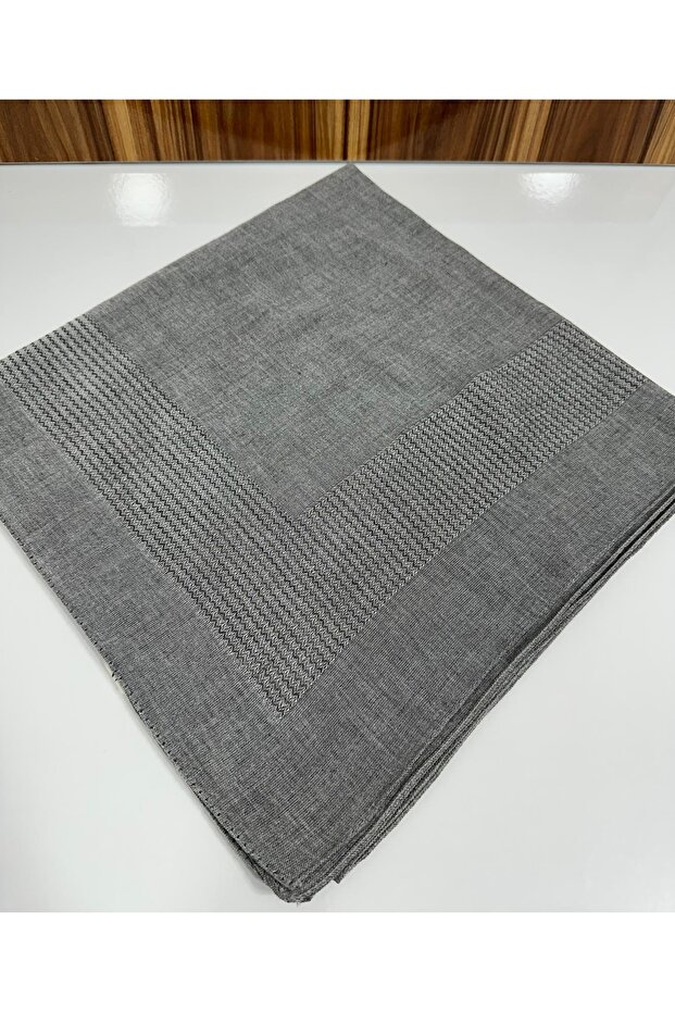 وشاح قطني كبير الحجم - 120 × 120 - 5656 02
