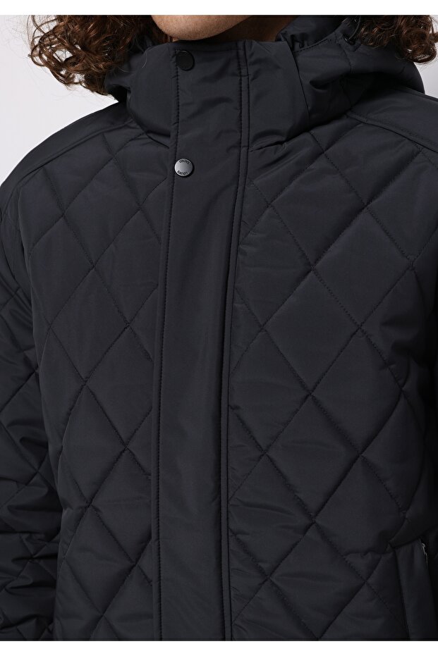 Regular Fit Erkek Gri Mont - 4