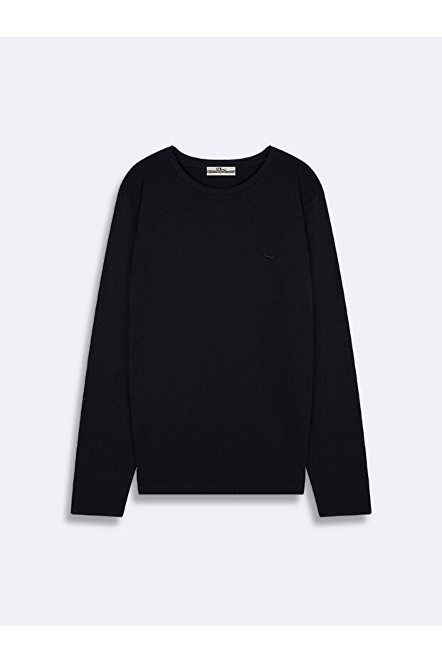 Lacivert Sweatshırt - 1