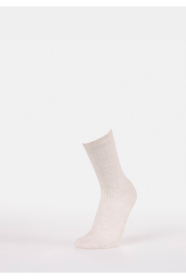 Kadın Ekru Çorap - 1