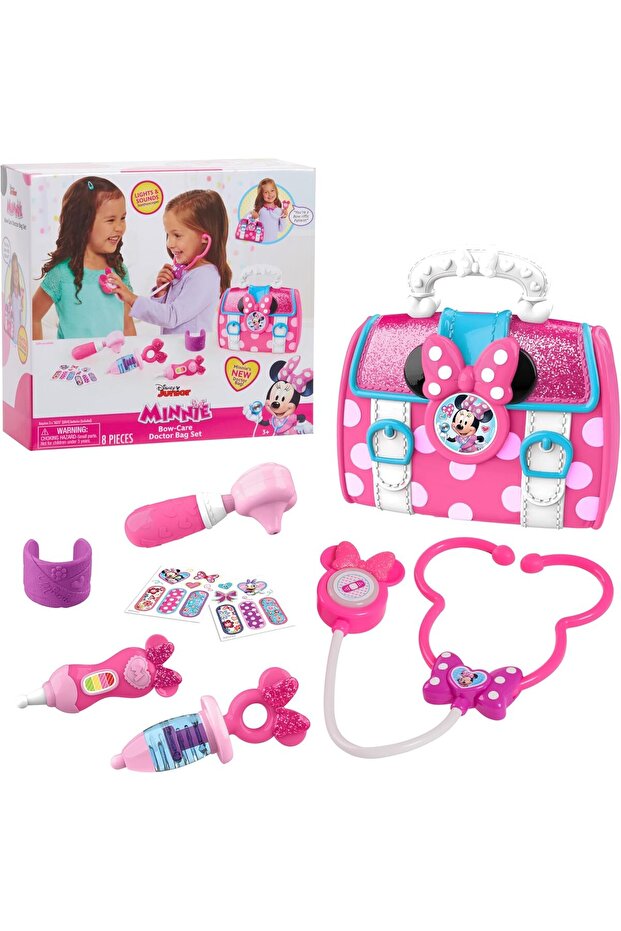 Junior Minnie Mouse Bow-Care Doctor Bag Set 88273 (Ages 3+)