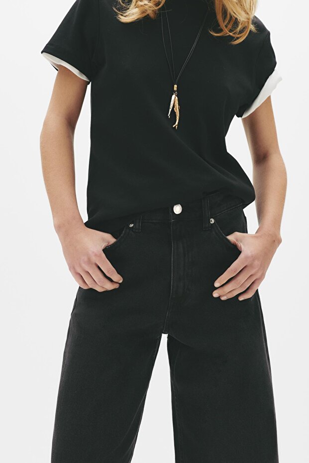 Geniş paça jean - 3