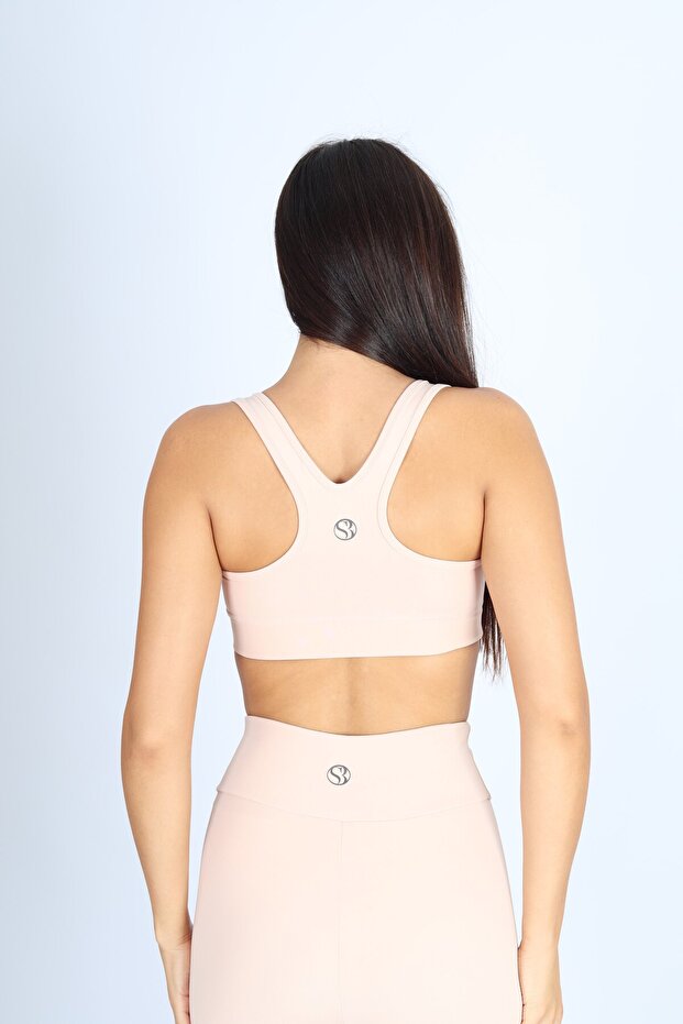 İçi Pedli Pembe Spor Bralet - 4