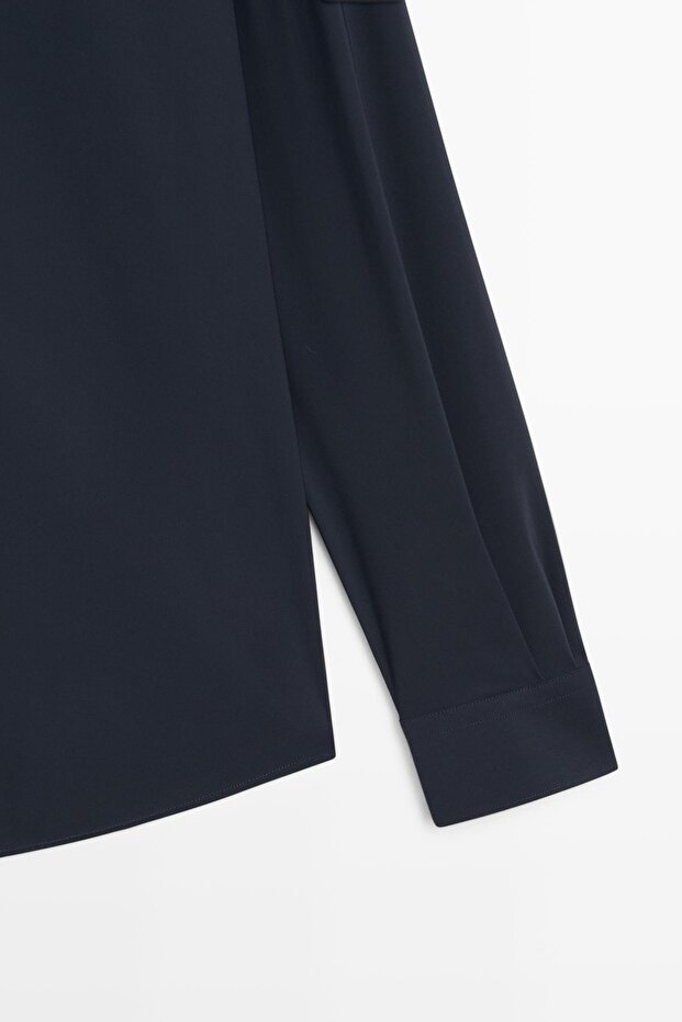 Esnek slim fit gömlek - 3