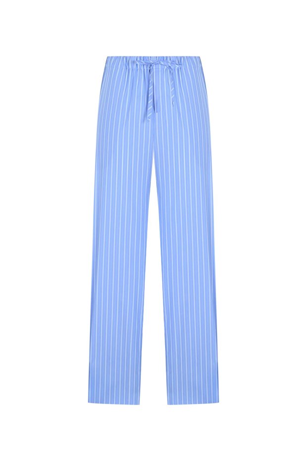 Light Blue Mixed Striped Pj Koton Pants