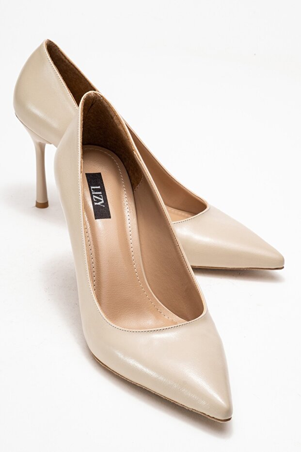 Beige - Elegant Detail Women's Stiletto