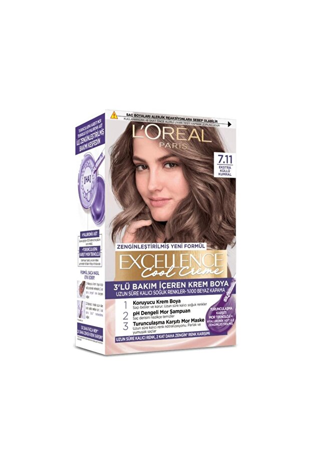 Loreal Excellence Boya 7-11 Ekstra Küllü Kumral - 1