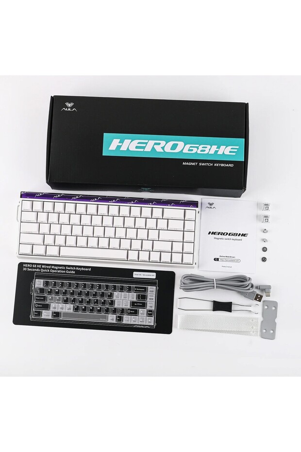 Hero 68 HE Manyetik Klavye Rapid Trigger Meteor Switch 8000Hz RGB Neon TKL Hot Swap Oyuncu Klav - 9