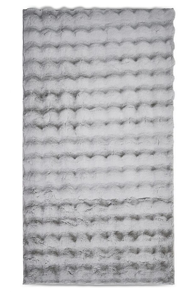 Molecule Gri Peluş Post Halı - 4