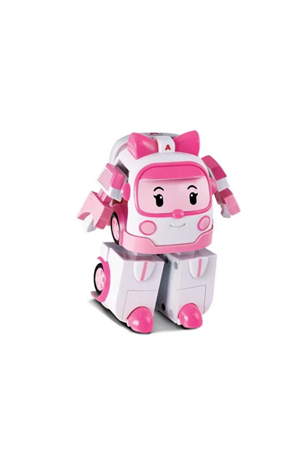 Robocar Poli Transforming Robot Figure Amber