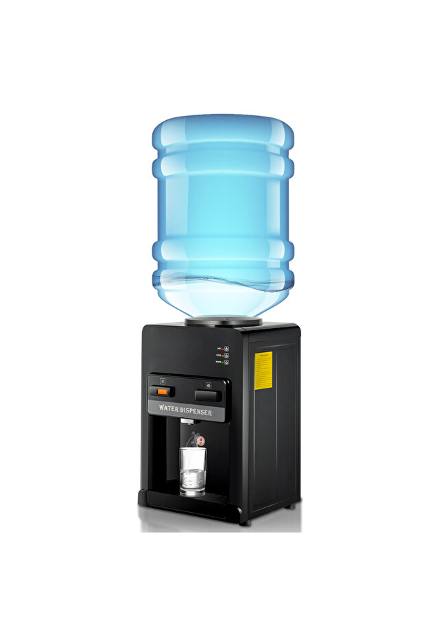 Top Loading Water Dispenser | 1000W Hot & Cold Water Cooler with Storage Cabinet