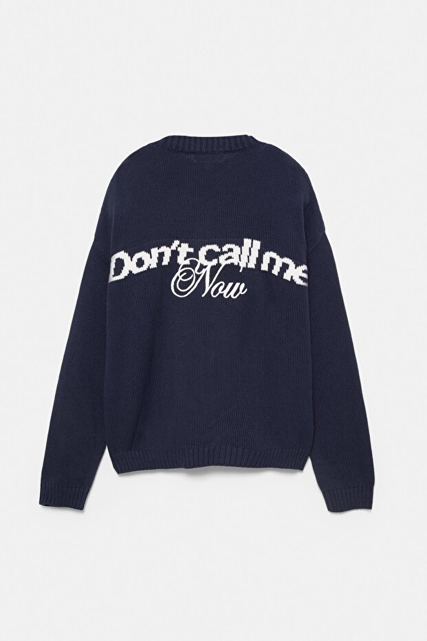 İşlemeli Logolu Kazak - 7