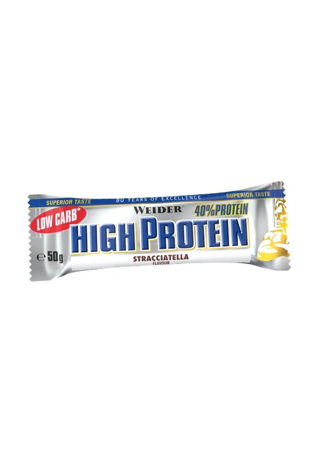40% Low Carb Protein Bar, Stracciatella, 50g