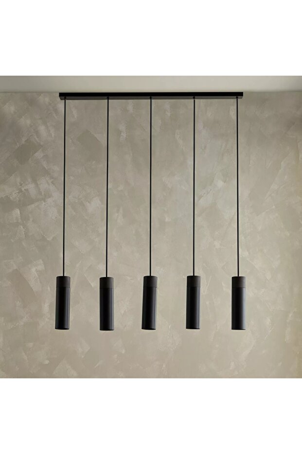 مصباح سقف خطي معدني من فانتريس بخمسة مصابيح - 1