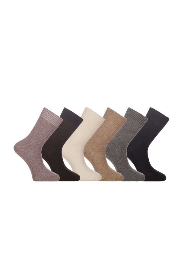 Kadın Yün Çorap 6lı - 1
