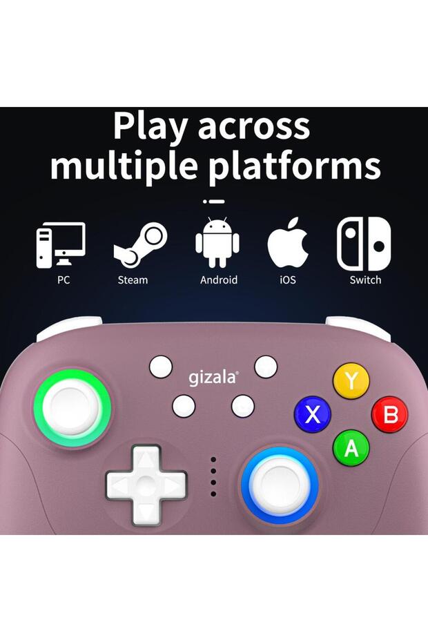 Kablosuz Oyun Kontrolcüsü Gamepad Hall Effect Trigger Joystick Switch 2/Switch/ PC/Steam/Android/IOS - 3