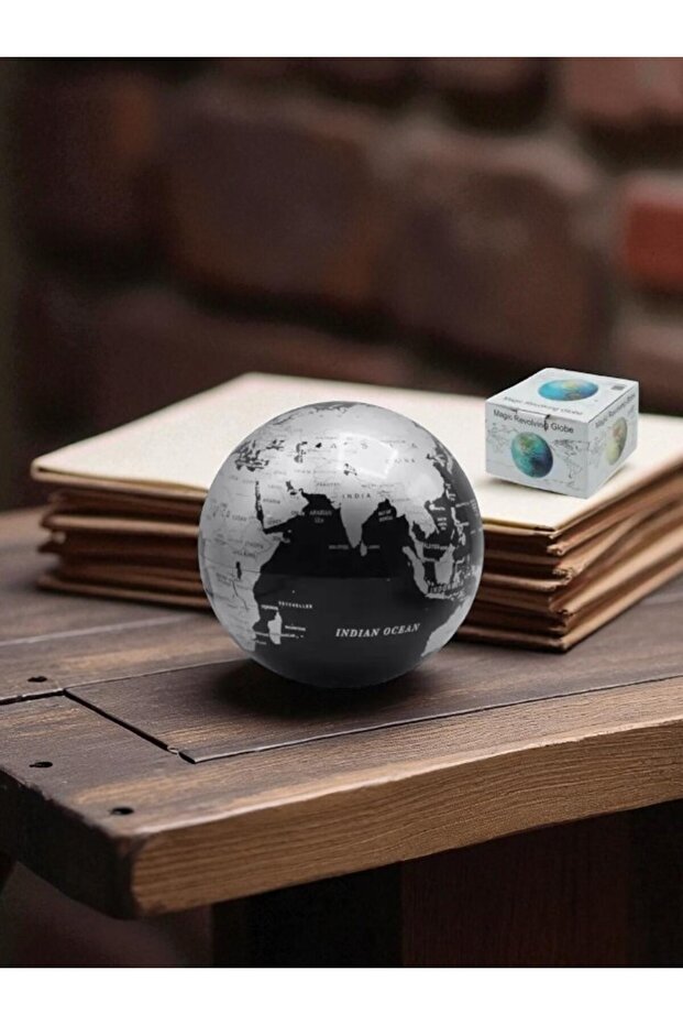 IŞIKLI DÖNEN DÜNYA KÜRE SİYAH - 3