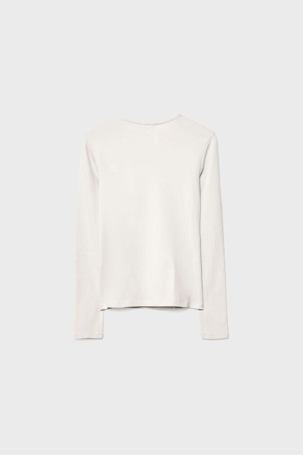 Basic uzun kollu tişört - 6