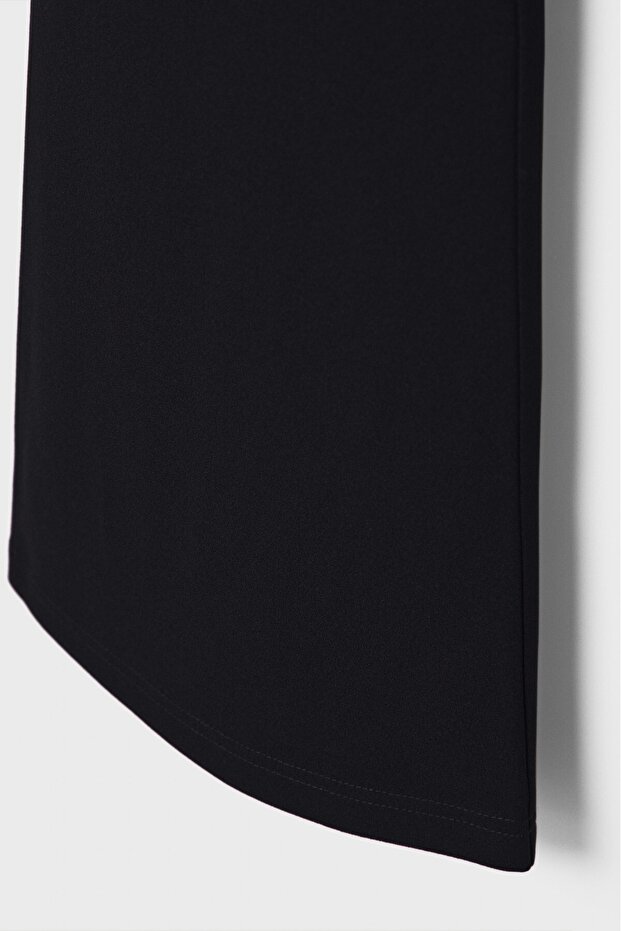 Düz Triko Ispanyol Paça Pantolon - 7