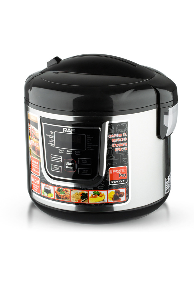 900W Multicooker, 6L Large Capacity Digital Electric Cooker with Timer & Multi-Programs - 2