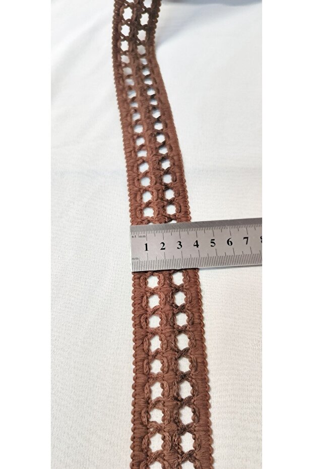 PAMUK KAHVE ÖRME ŞERİT - 3