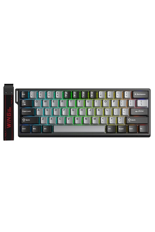 Win60 He Pro Manyetik Klavye Rapid Trigger Xingyi Switch 8000Hz RGB TKL Hot Swap Oyuncu Klavyes - 1
