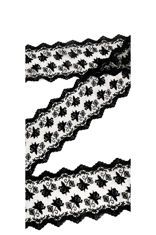 Intermediate Zigzag Model Polyester Guipure Lace - 1