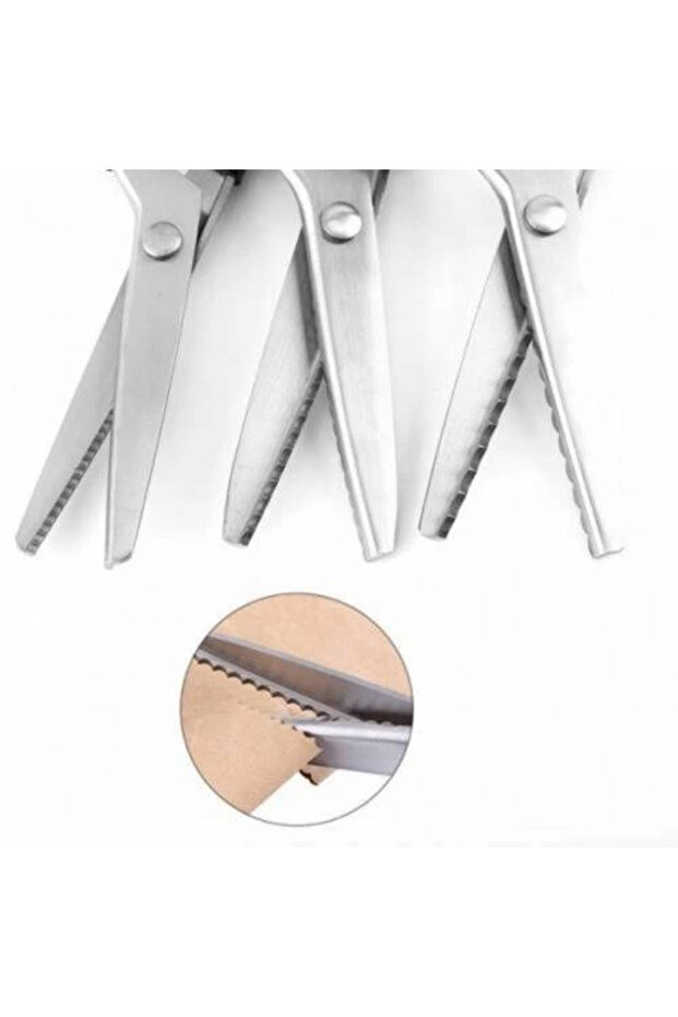 مقص قطع متعرج، مقص خياطة مسنن منقوش، قماش للخياطة ( ) TYGOO - 4