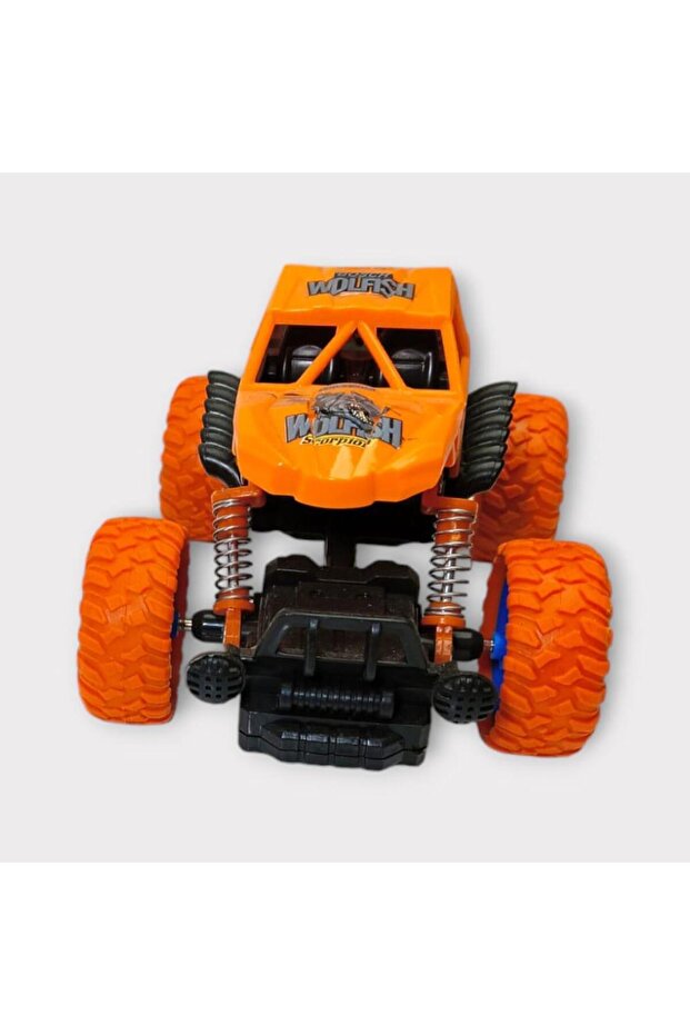 سيارة تحقق دروب كروس باجي 14 سم - برتقالي (ليسينيا) - 5