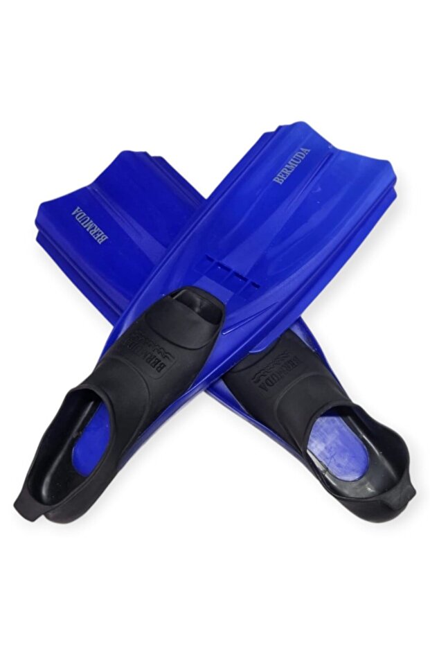 Swimmer's Flippers Bermuda Blue with Bag - 33-34 - B572 (Lisinya)