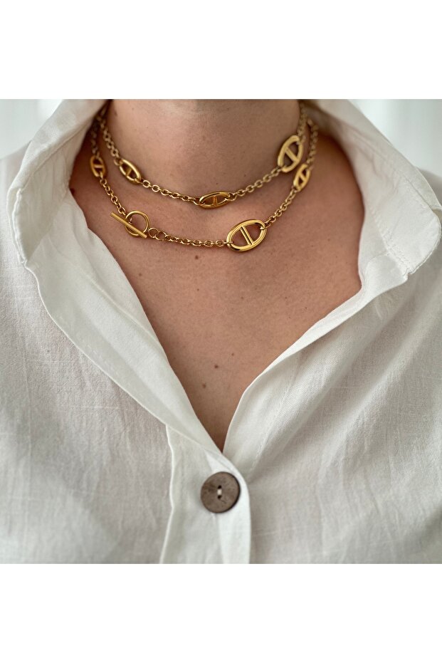 Çelik marka muadili kolye - 3