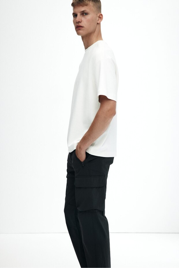 Naylon Kargo Pantolon Regular Fit - 5