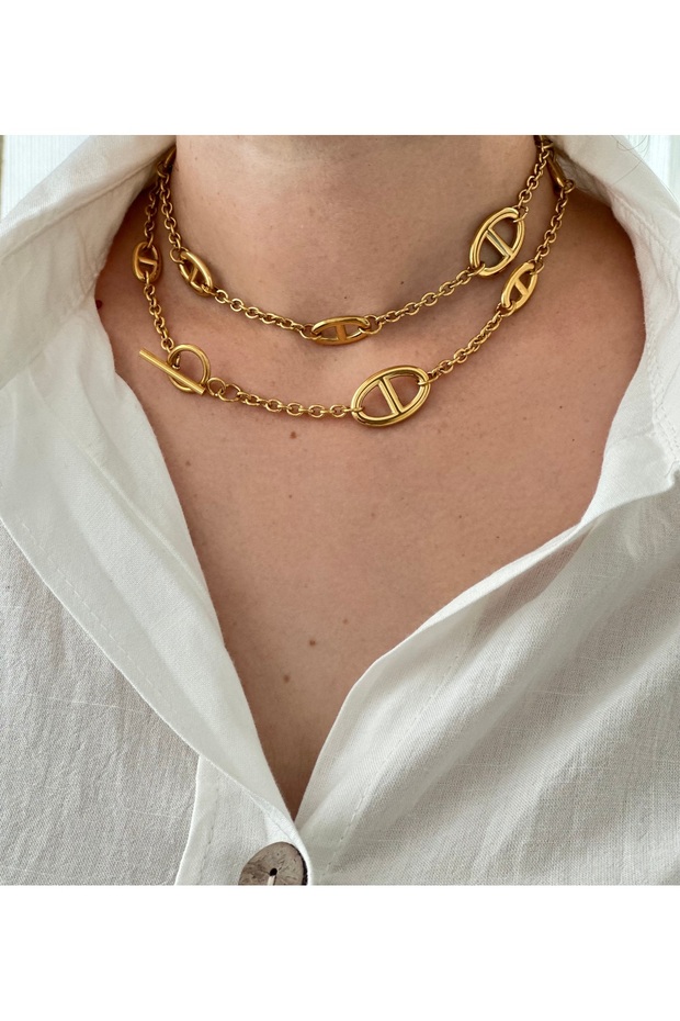 Çelik marka muadili kolye - 2