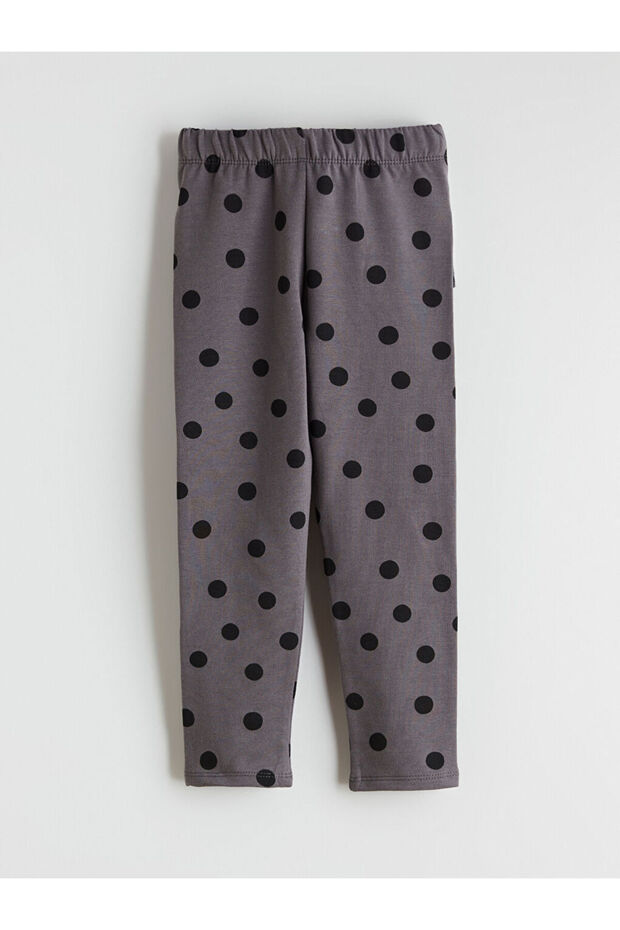 Timeless Clothing & Timeless Choices Polka Dot Girls' Leggings with Drawstring Waist