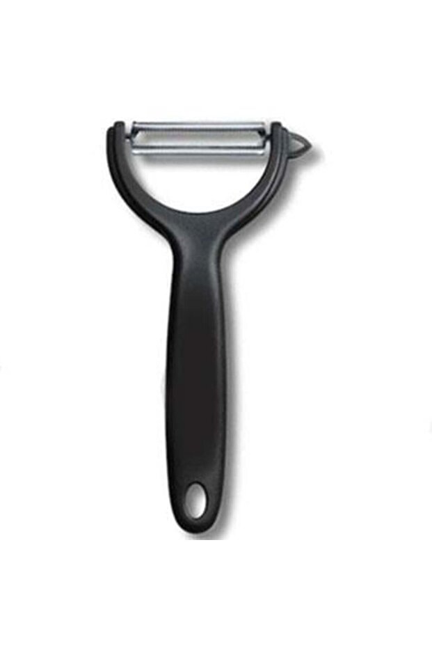 61961 Slingshot Type Laser Sharpened Vegetable and Fruit Peeler Black