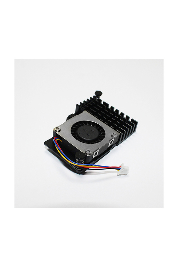 Raspberry Pi 5 Case with Active Cooler Heatsink PWM Adjustable Speed Cooling Fan Slim ABS Enclosure - 3