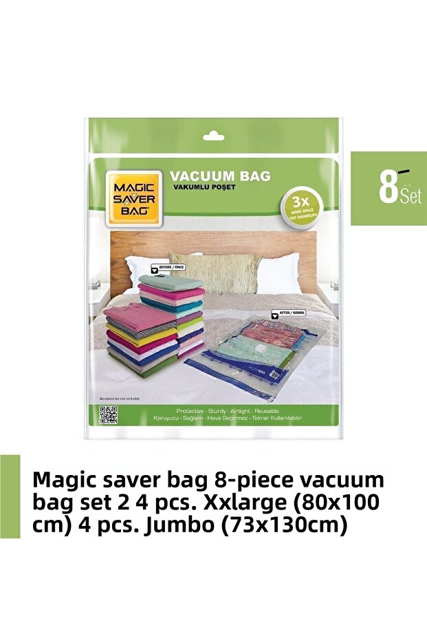 مجموعة أكياس المكنسة الكهربائية المكونة من 8 قطع-2 - 2