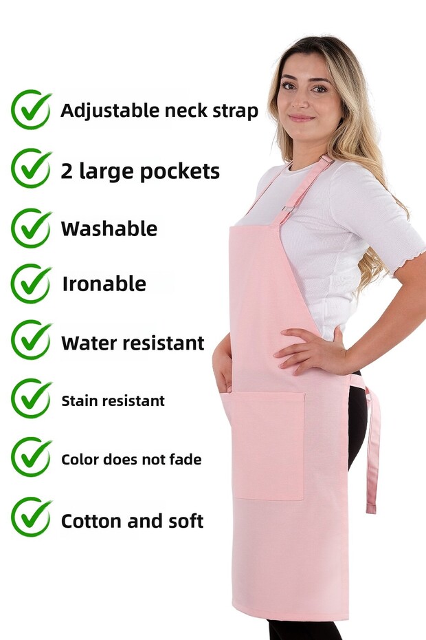 مريلة مطبخ بسيطة قابلة للتعديل - 4