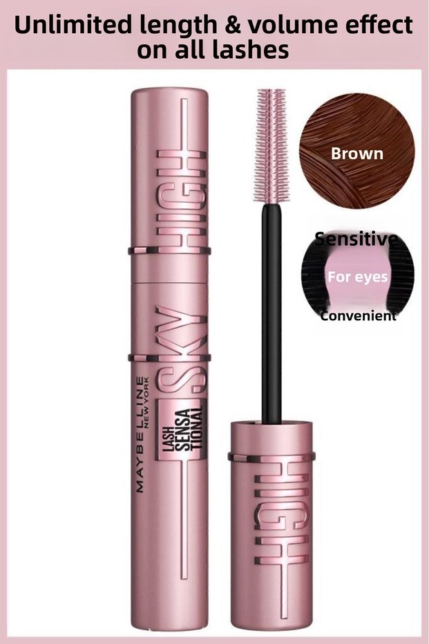 Brown Mascara That Gives Length and Volume to Eyelashes Lash Sensational Sky High