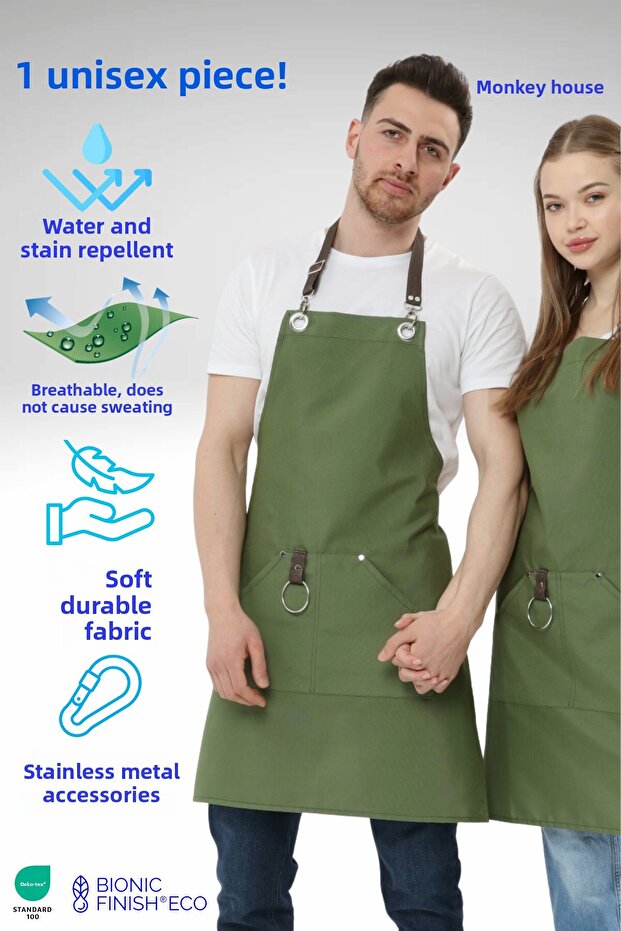Cafe, Barista, Hairdresser, Bartender, Florist, Kitchen Aprons, Stain Resistant