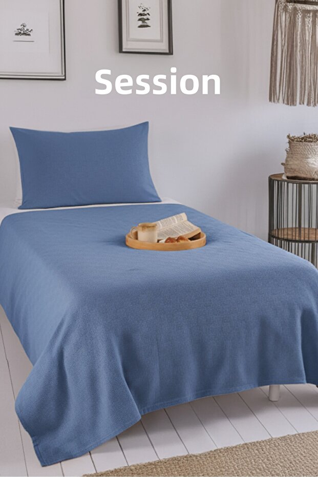 Loya 100% Cotton Single Pike Blanket | Bedspread | Armchair Cover | 160X230Cm