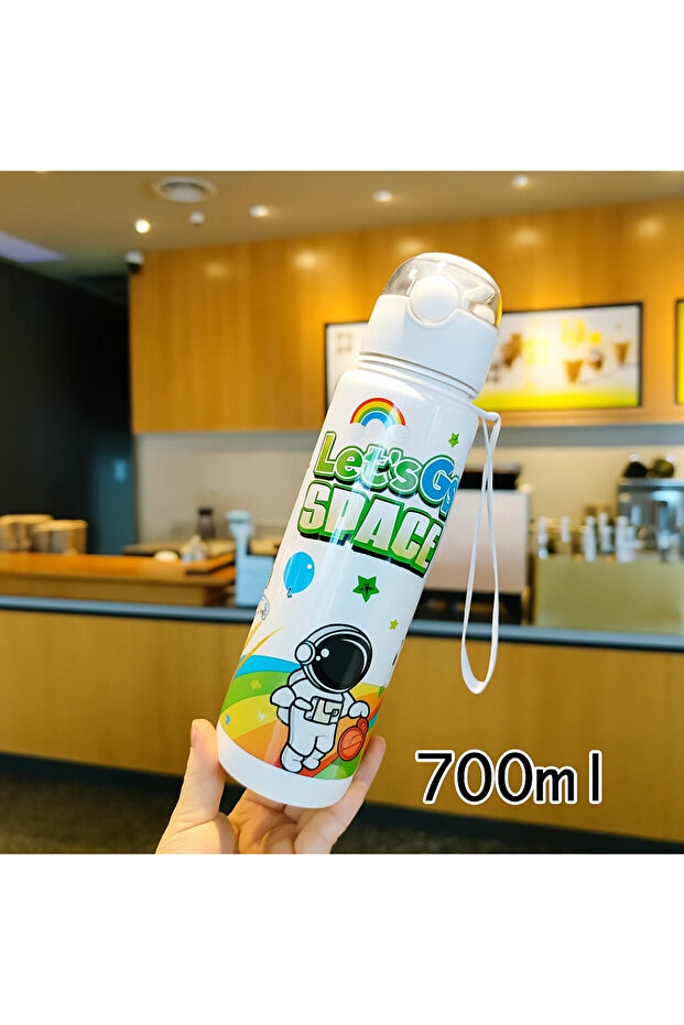 Astronaut 700ml Water Bottle Water Bottle Water Bottle Bpa Free Water Bottle (with Sticker Gift)